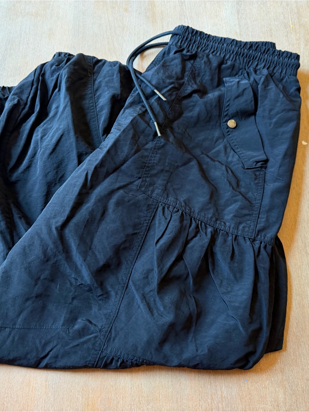 HALARA Black Drawstring Track Joggers